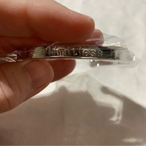 NWT “Limitless” Silver Cuff Bracelet fits smaller wrists best